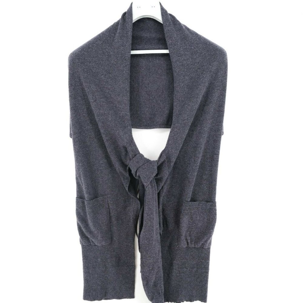 ERYN BRINIE DARK GREY CARDIGAN SWEATER ONE SIZE NWT